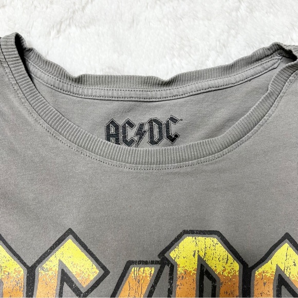 AC/DC Blow Up Your Video World Tour Graphic T-Shirt Grey Women’s Sz L - Picture 7 of 9